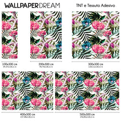 Carta da parati Profumi tropicali dimensioni fibra di vetro Carta da parati Profumi tropicali dimensioni fibra di vetro