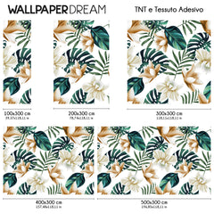 Carta da parati Tropical flowers dimensioni TNT Carta da parati Tropical flowers dimensioni TNT