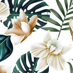 Tropical flowers Wall Mural Tropical flowers Wall Mural