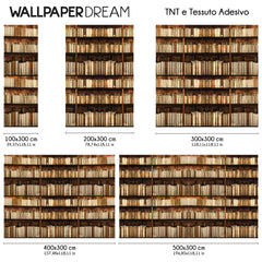 Carta da parati Libreria dimensioni TNT Carta da parati Libreria dimensioni TNT