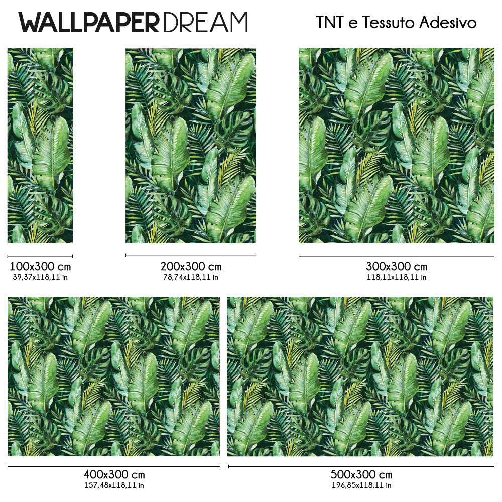 Carta da parati Tropical palm dimensioni TNT Carta da parati Tropical palm dimensioni TNT