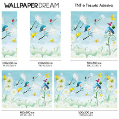 Carta da parati Soffioni dimensioni TNT Carta da parati Soffioni dimensioni TNT