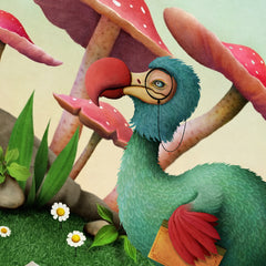 Carta da parati Alice's journey dettaglio 2 Carta da parati Alice's journey dettaglio 2