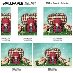 Carta da parati Alice's journey dimensioni TNT Carta da parati Alice's journey dimensioni TNT
