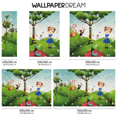 Carta da parati Alice's journey dimensioni Carta da parati Alice's journey dimensioni