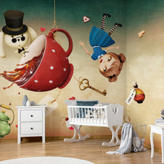 Carta da parati Alice's journey per bambini 3 Carta da parati Alice's journey per bambini 3