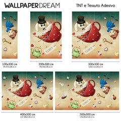 Carta da parati Alice's journey dimensioni 4 Carta da parati Alice's journey dimensioni 4