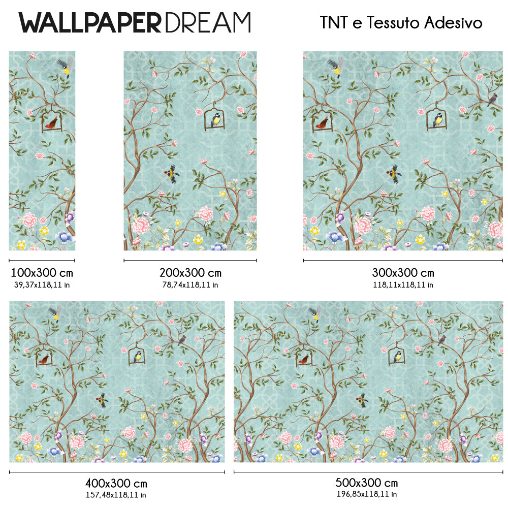 Carta da parati Shabby Spring dimensioni TNT Carta da parati Shabby Spring dimensioni TNT