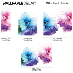 Papel Pintado de flores de tinta Papel Pintado de flores de tinta