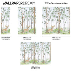 Carta da parati Watercolor grove dimensioni TNT Carta da parati Watercolor grove dimensioni TNT