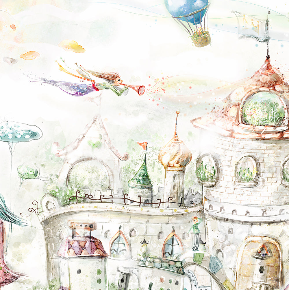 Carta da parati Dolce fiaba dettaglio Carta da parati Dolce fiaba dettaglio