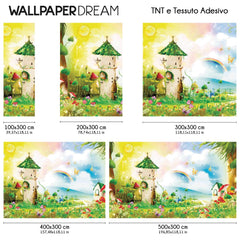 Carta da parati Il Paese delle fiabe dimensioni TNT Carta da parati Il Paese delle fiabe dimensioni TNT