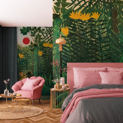 Carta da parati Paesaggio esotico - camera da letto Carta da parati Paesaggio esotico - camera da letto