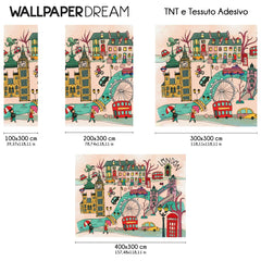 Carta da parati Londra dimensioni TNT Carta da parati Londra dimensioni TNT