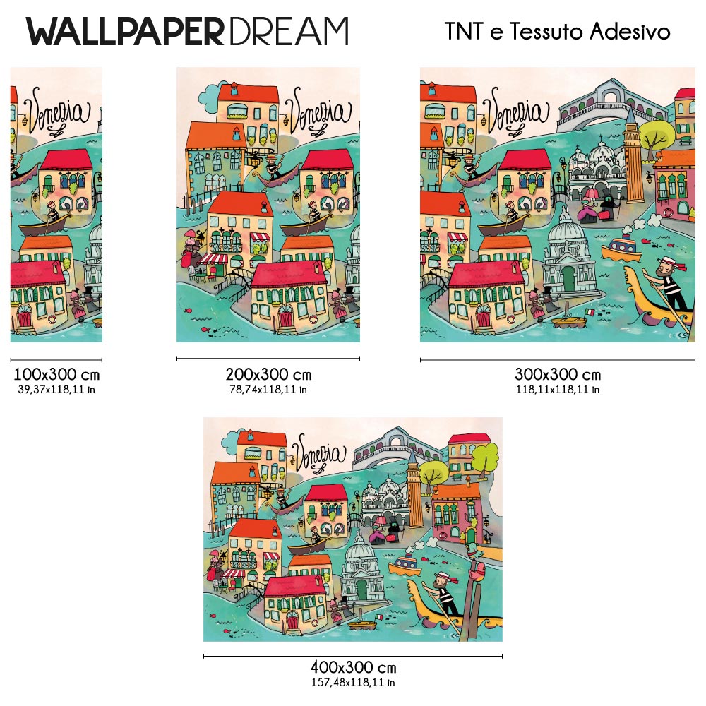 Carta da parati Venezia dimensioni TNT Carta da parati Venezia dimensioni TNT