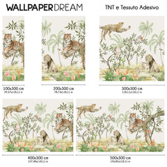 Carta da parati Felini dimensioni TNT Carta da parati Felini dimensioni TNT