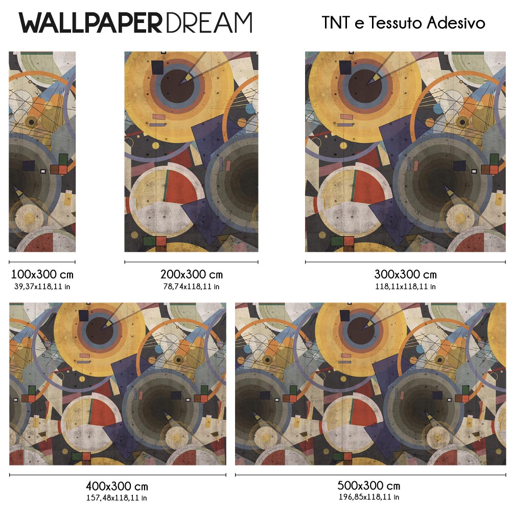 Carta da parati Kandinsky dimensioni TNT Carta da parati Kandinsky dimensioni TNT