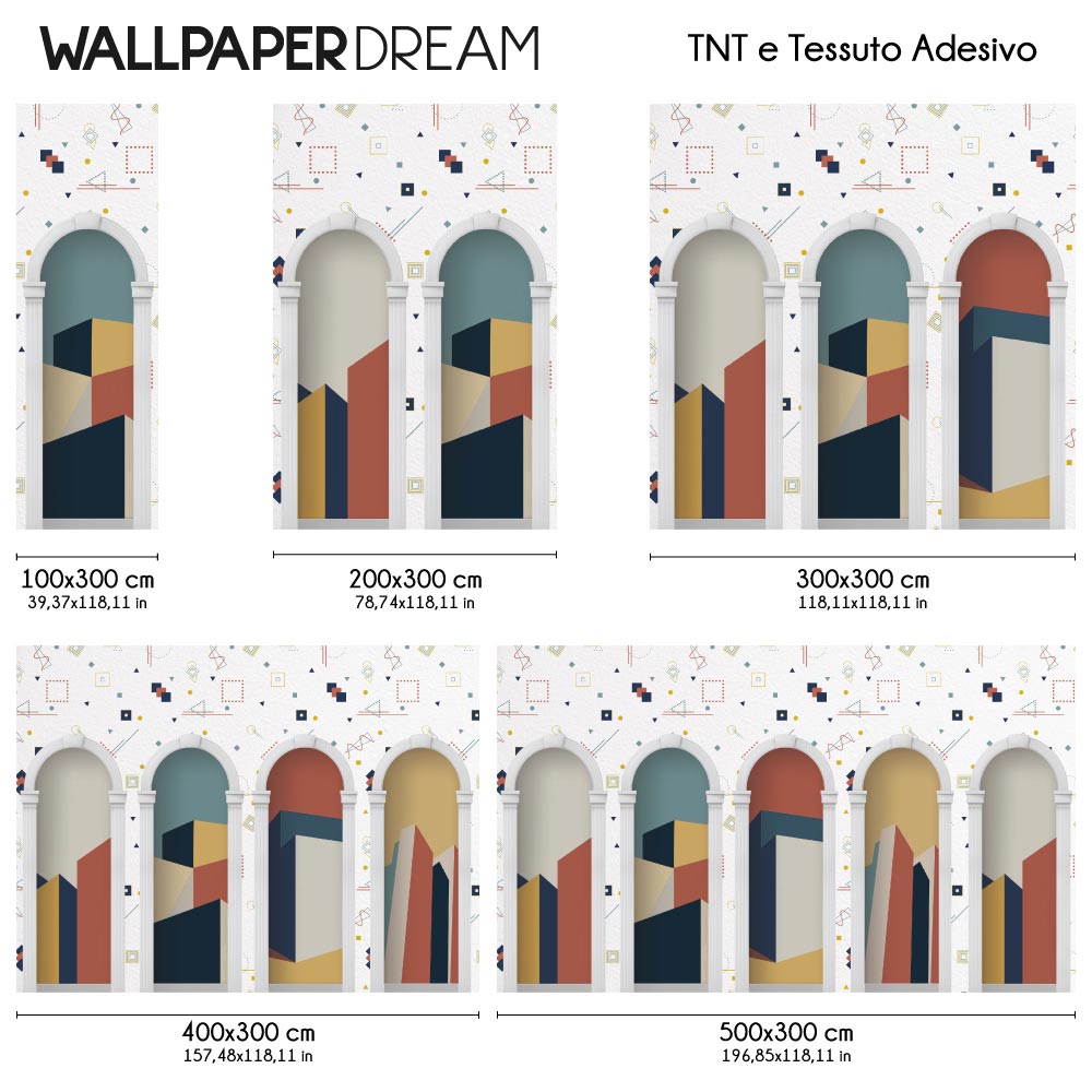 Carta da parati Archi dimensioni TNT Carta da parati Archi dimensioni TNT