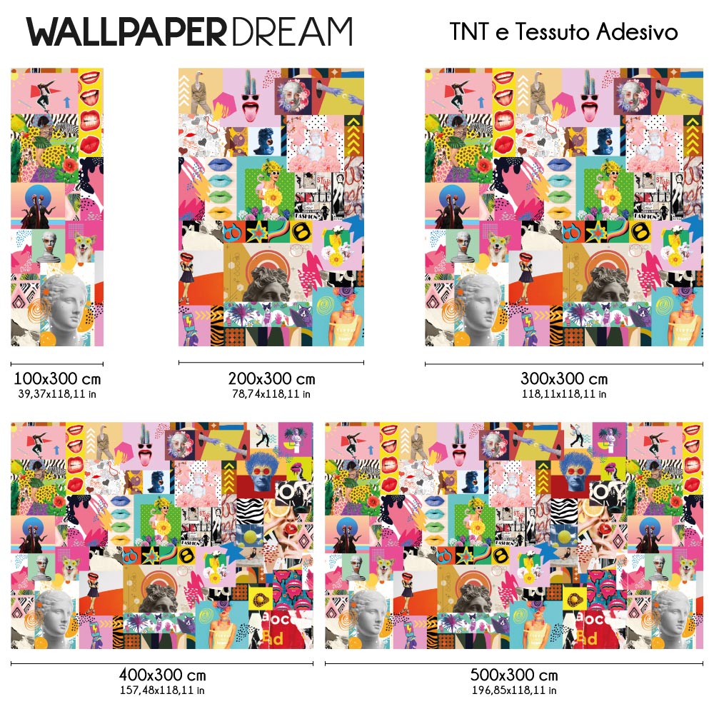 Carta da parati Glamour poster - dimensioni TNT Carta da parati Glamour poster - dimensioni TNT