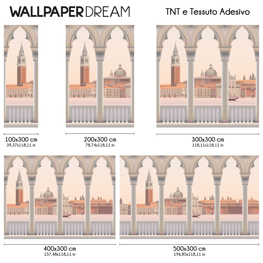Carta da parati Tramonto veneziano dimensioni TNT Carta da parati Tramonto veneziano dimensioni TNT