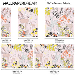 Carta da parati Nel bosco dei sogni dimensioni TNT Carta da parati Nel bosco dei sogni dimensioni TNT