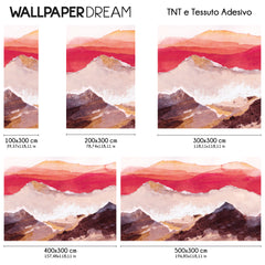 Papel pintado Puesta de sol abstracta Papel pintado Puesta de sol abstracta