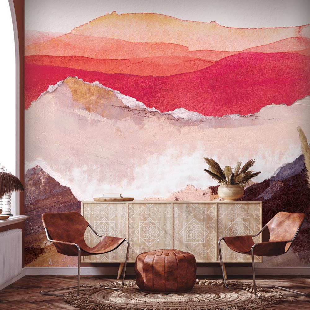 Carta da parati Tramonto astratto - soggiorno Carta da parati Tramonto astratto - soggiorno