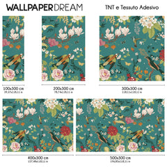 Carta da parati Flora dimensioni TNT Carta da parati Flora dimensioni TNT