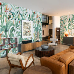 Carta da parati Tropical mint - soggiorno Carta da parati Tropical mint - soggiorno