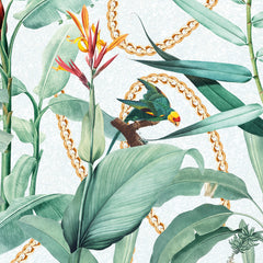 Carta da parati Tropical mint dettaglio Carta da parati Tropical mint dettaglio