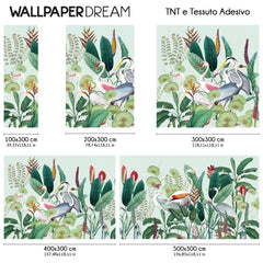 Carta da parati Fenicotteri dimensioni TNT Carta da parati Fenicotteri dimensioni TNT