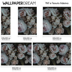 Carta da parati Roses place dimensioni TNT Carta da parati Roses place dimensioni TNT