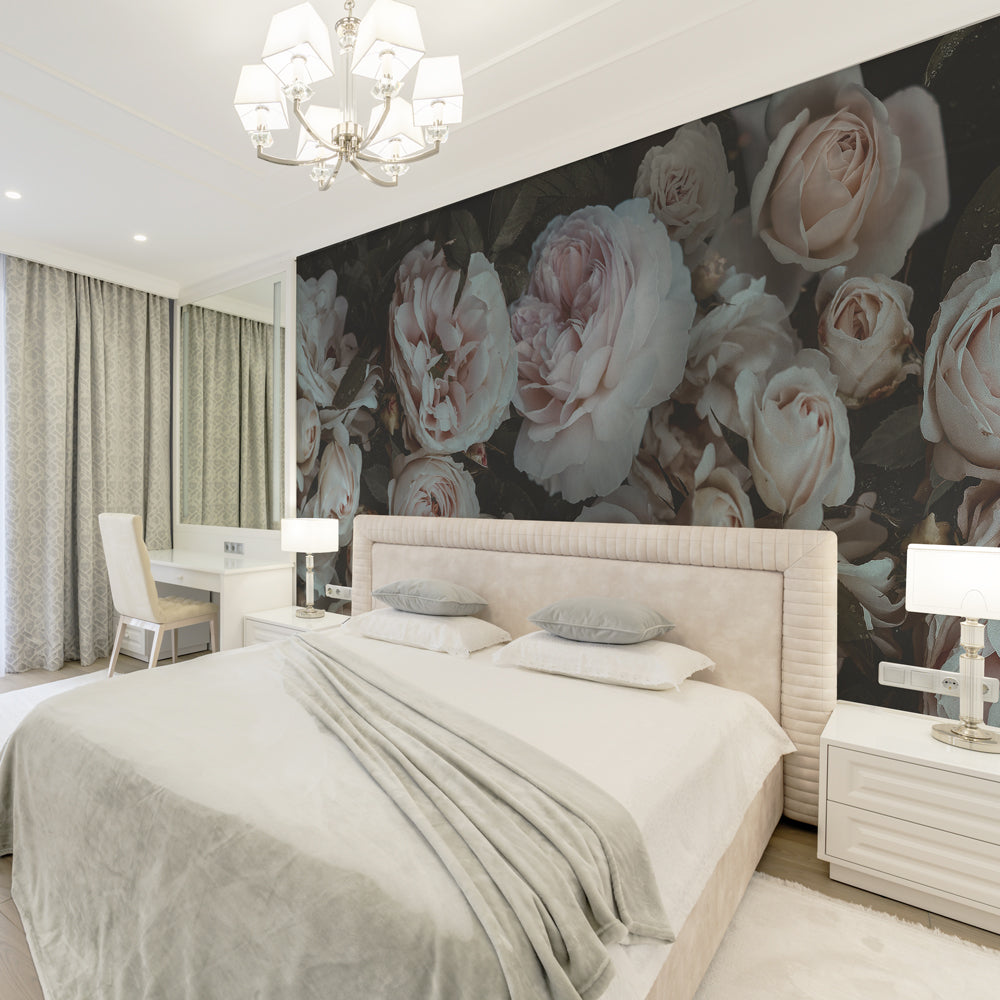 Carta da parati Roses place - camera da letto Carta da parati Roses place - camera da letto
