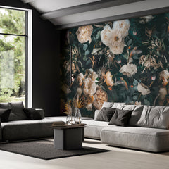 Carta da parati Rose - soggiorno Carta da parati Rose - soggiorno