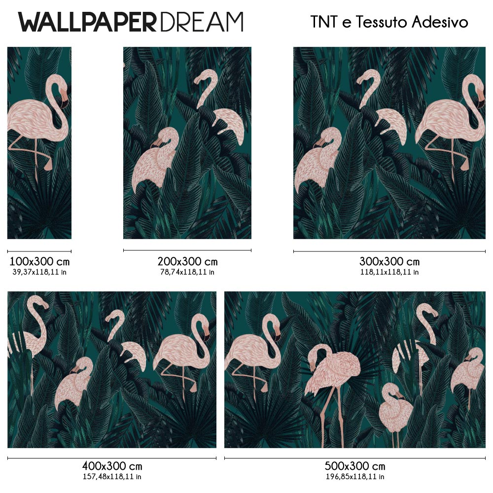 Carta da parati Silhouette dimensioni TNT Carta da parati Silhouette dimensioni TNT