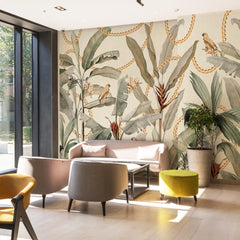 Carta da parati Tropicananas - soggiorno, esercizi commerciali Carta da parati Tropicananas - soggiorno, esercizi commerciali