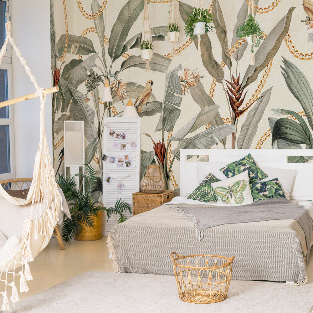 Carta da parati Tropicananas - camera da letto Carta da parati Tropicananas - camera da letto