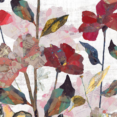 Carta da parati Flowers collage dettaglio Carta da parati Flowers collage dettaglio