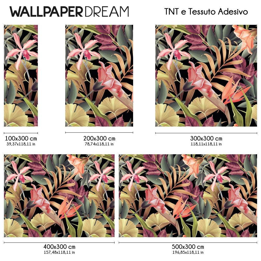 Carta da parati Natura tropicale dimensioni TNT Carta da parati Natura tropicale dimensioni TNT