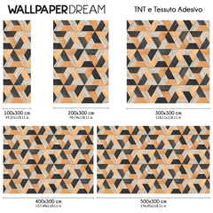 Carta da parati Legno geometrico - dimensioni TNT Carta da parati Legno geometrico - dimensioni TNT