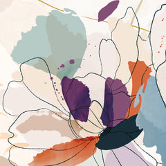 Carta da Parati Peonie astratte Carta da Parati Peonie astratte