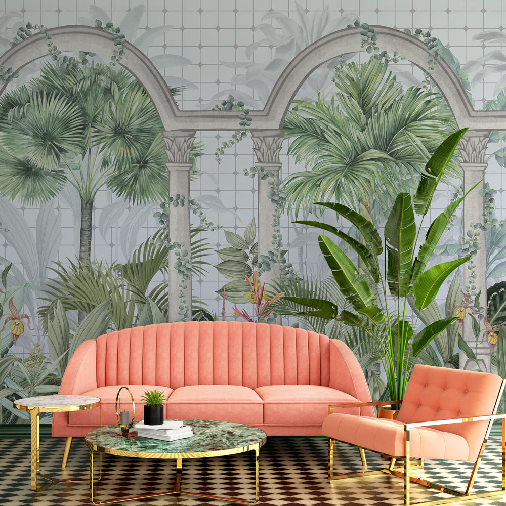 Carta da parati Serra tropicale - soggiorno Carta da parati Serra tropicale - soggiorno