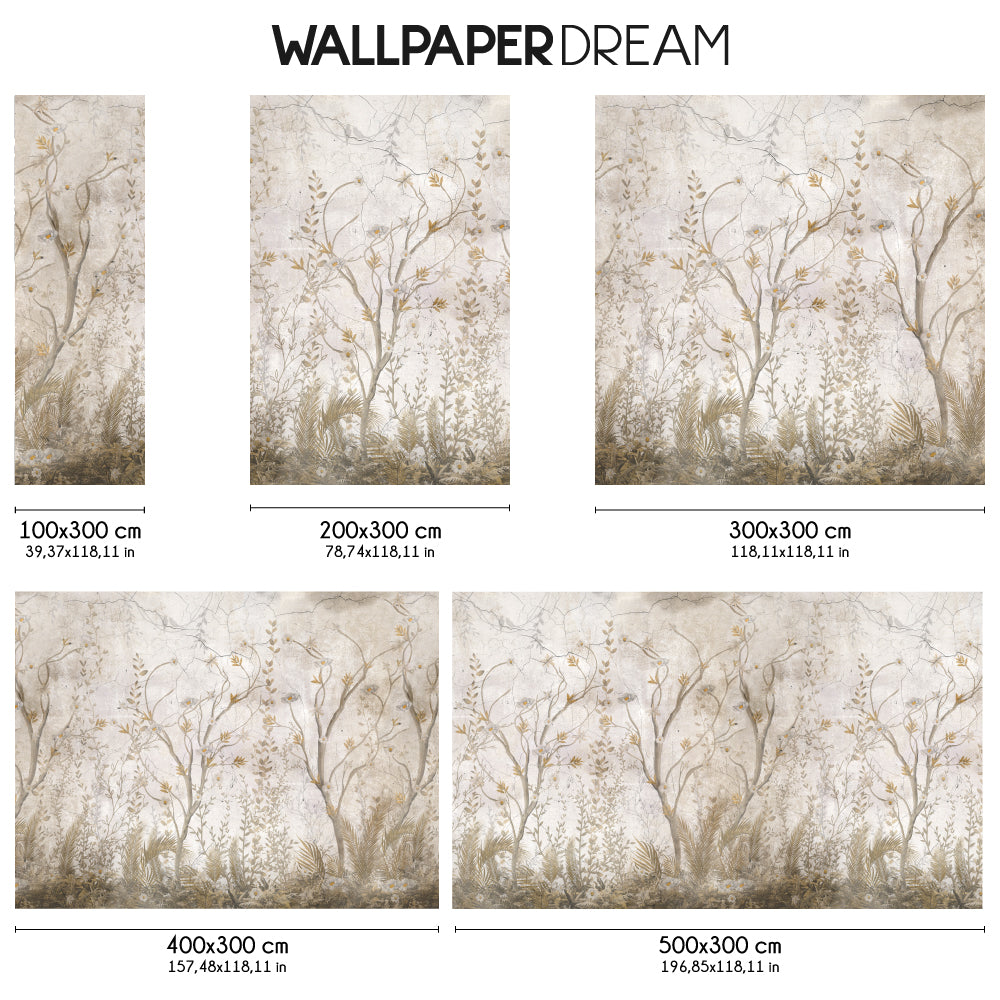 Carta da parati Intrigo Floreale dimensioni 2 Carta da parati Intrigo Floreale dimensioni 2