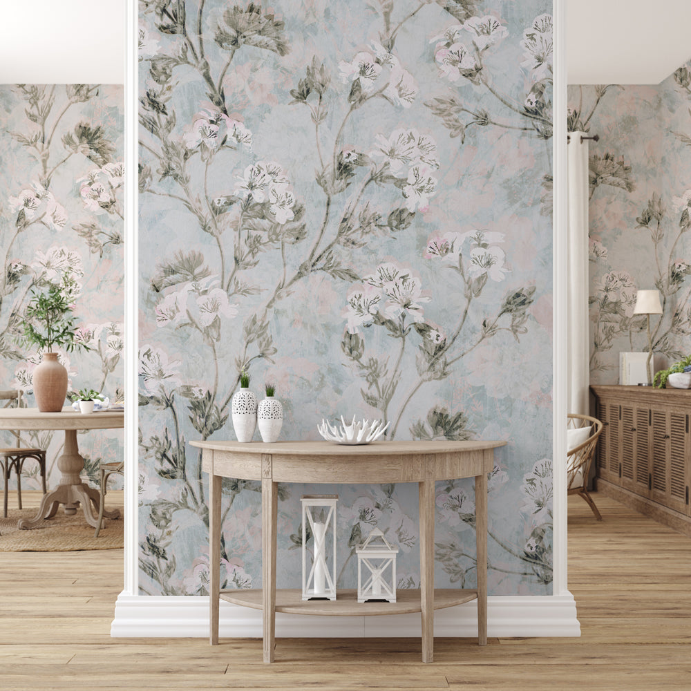 Carta da parati Floral Impression - sala da pranzo Carta da parati Floral Impression - sala da pranzo