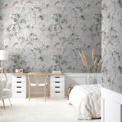Carta da parati Floral Impression - camera da letto Carta da parati Floral Impression - camera da letto