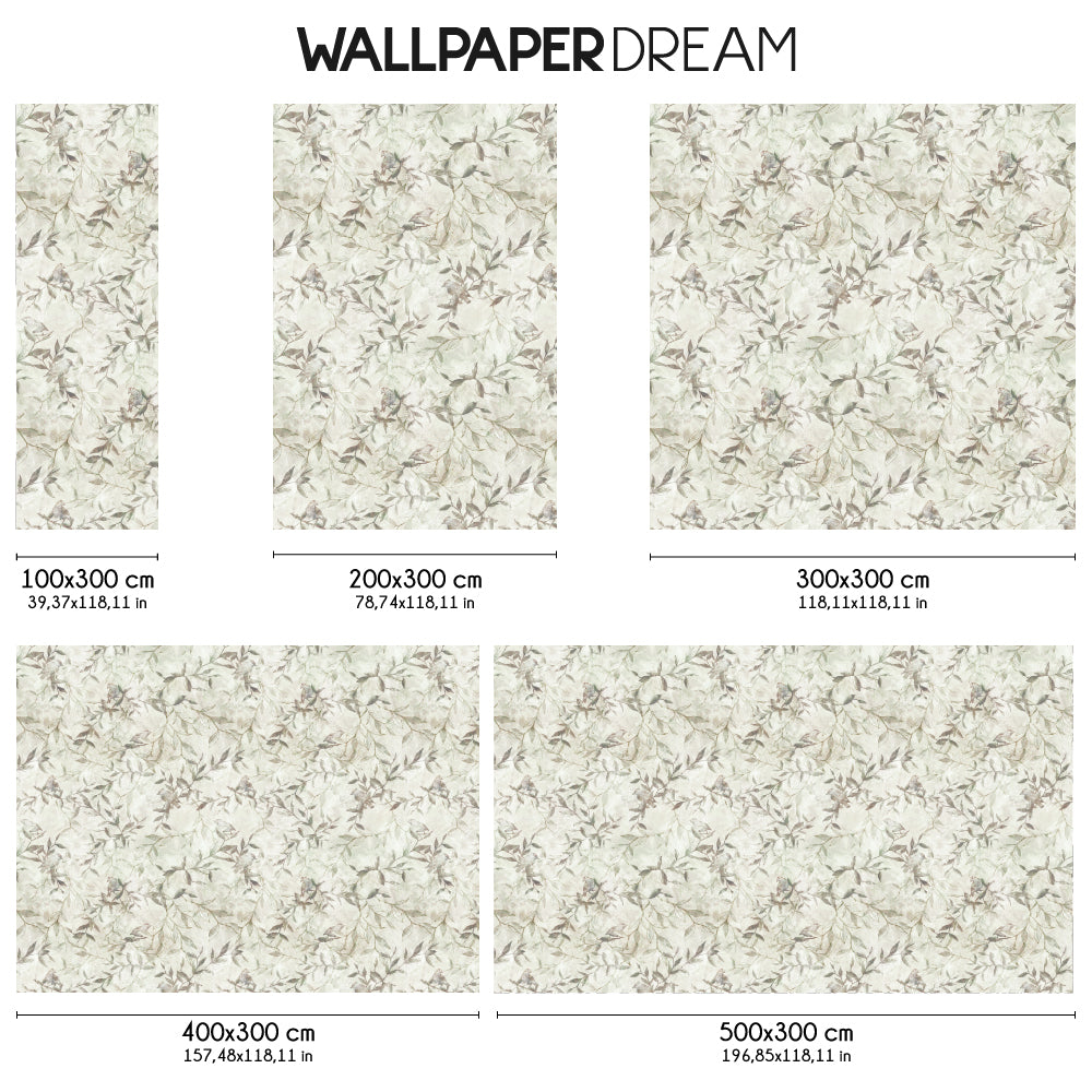 Carta da parati Botanical Birds dimensioni 2 Carta da parati Botanical Birds dimensioni 2