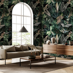 Carta da parati Flora Selvaggia - soggiorno Carta da parati Flora Selvaggia - soggiorno