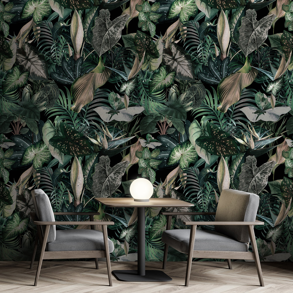 Carta da parati Flora Selvaggia - esercizi commerciali Carta da parati Flora Selvaggia - esercizi commerciali