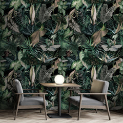 Carta da parati Flora Selvaggia - esercizi commerciali Carta da parati Flora Selvaggia - esercizi commerciali