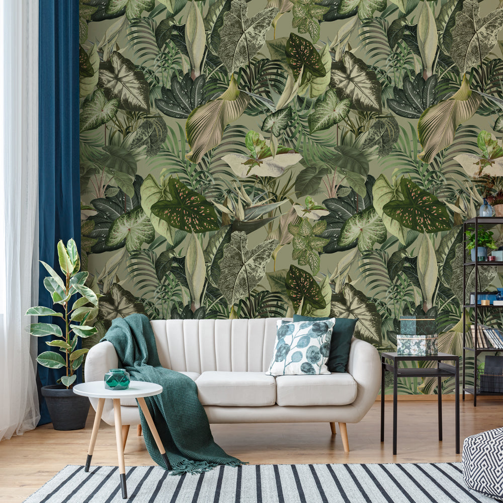 Carta da parati Flora Selvaggia soggiorno 3 Carta da parati Flora Selvaggia soggiorno 3